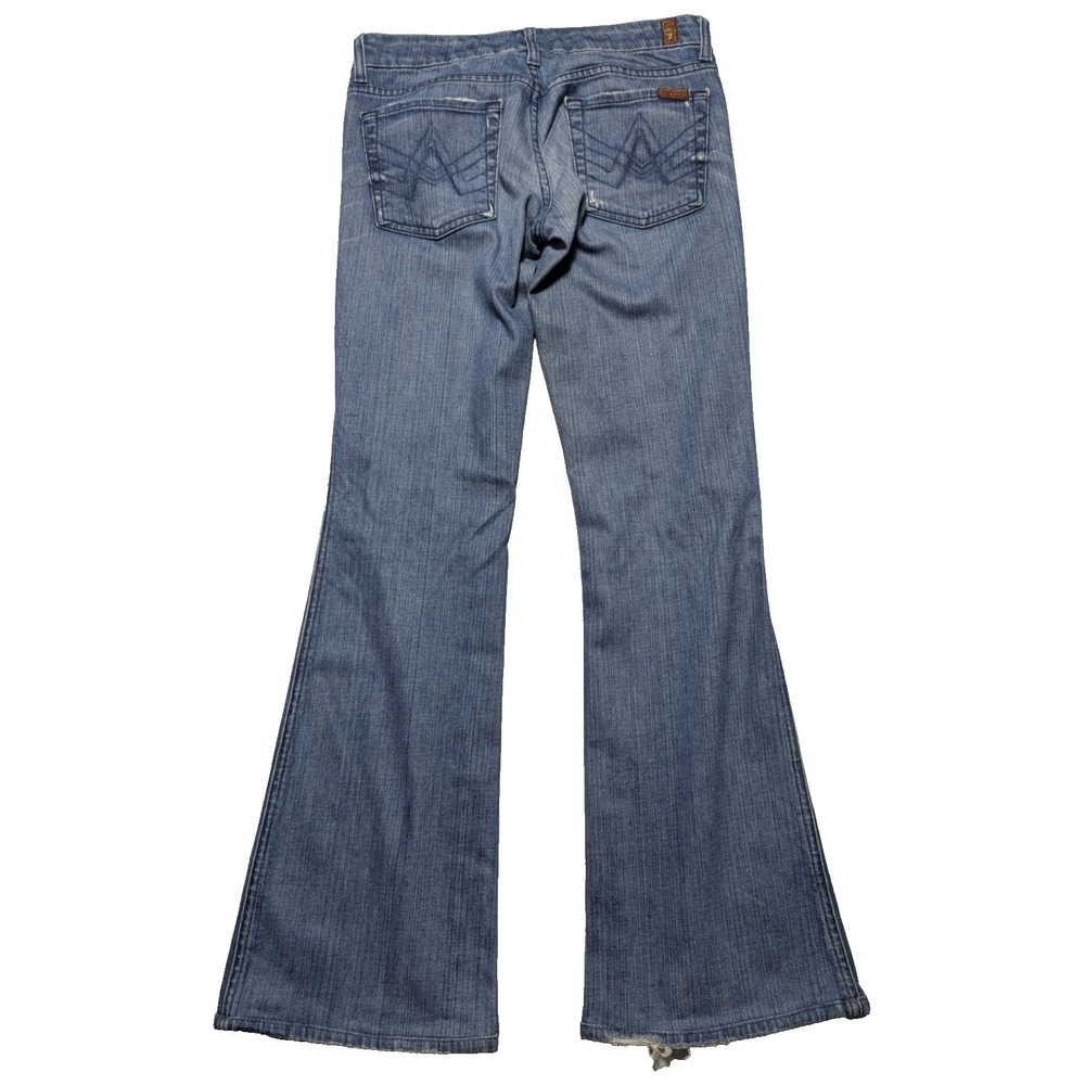 7 For All Mankind Lexie Petite A Pocket Boot‎ - Women 27 Denim Jeans  MADE USA